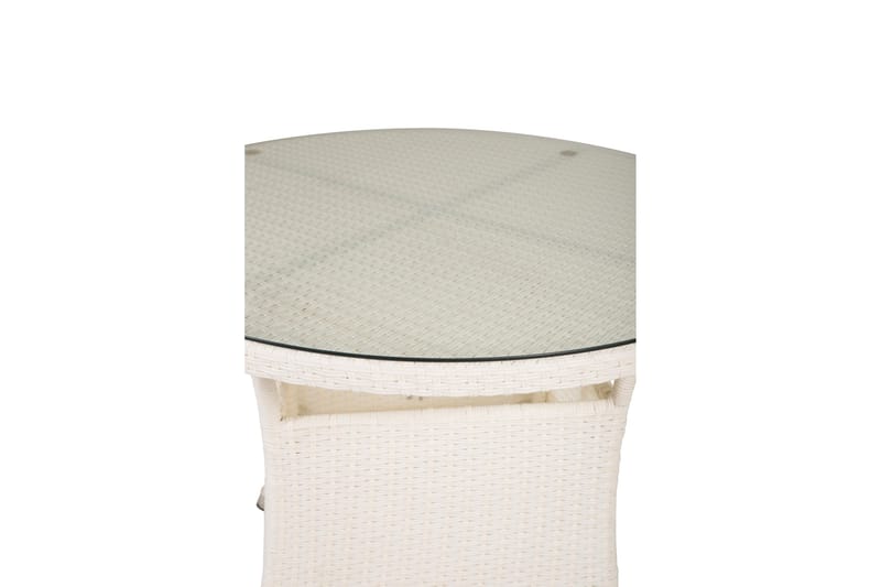 Volta Matbord Utomhus 90 Rund - Vit - Utemöbler & utemiljö - Utebord & trädgårdsbord - Matbord utomhus