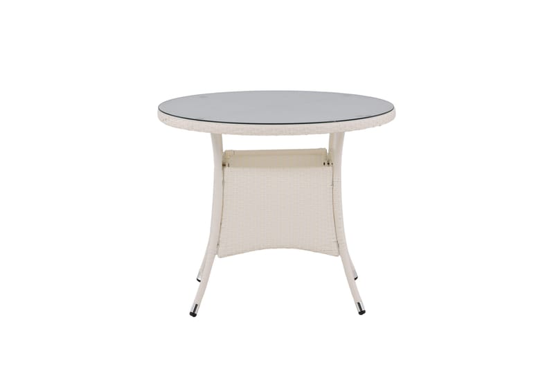 Volta Matbord Utomhus 90 Rund - Vit - Utemöbler & utemiljö - Utebord & trädgårdsbord - Matbord utomhus