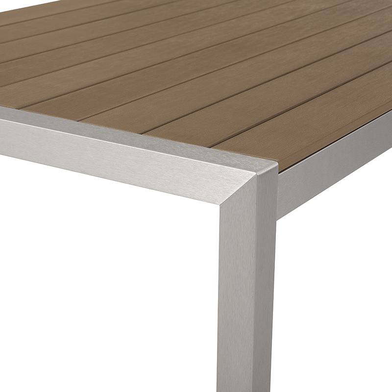Matbord Vernio 180 cm - Brun - Utemöbler & utemiljö - Utebord & trädgårdsbord - Matbord utomhus