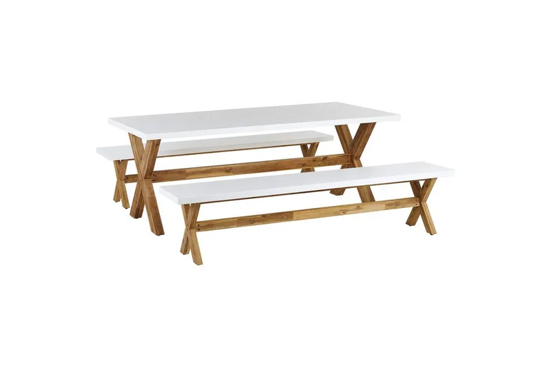 Matsalsset Olbia med bänkar 6-Sits, 6-Sits