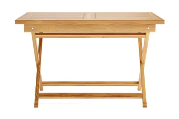 Menorca Litet Rektangulärt Matbord i trä Utomhus 80x120 cm - Trä/Natur - Utemöbler & utemiljö - Utebord & trädgårdsbord - Matbord utomhus