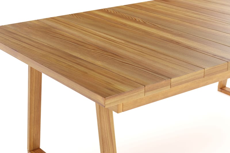 Menorca Stort Rektangulärt Matbord i trä Utomhus 100x180 cm - Teak / Natur - Utemöbler & utemiljö - Utebord & trädgårdsbord - Matbord utomhus