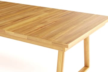 Menorca Stort Rektangulärt Matbord i trä Utomhus 100x240 cm - Teak / Natur - Utemöbler & utemiljö - Utebord & trädgårdsbord - Matbord utomhus