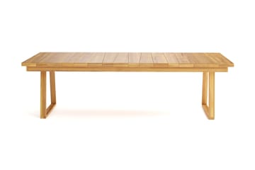 Menorca Stort Rektangulärt Matbord i trä Utomhus 100x240 cm - Trä/Natur - Utemöbler & utemiljö - Utebord & trädgårdsbord - Matbord utomhus