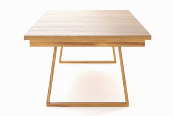 Menorca Stort Rektangulärt Matbord i trä Utomhus 100x240 cm - Trä/Natur - Utemöbler & utemiljö - Utebord & trädgårdsbord - Matbord utomhus