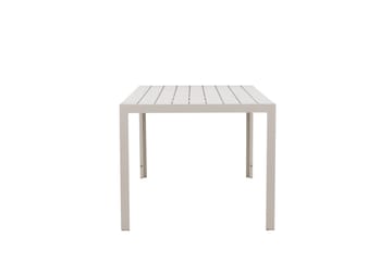 Mirko Matbord Utomhus 90x205 cm - Beige - Utemöbler & utemiljö - Utebord & trädgårdsbord - Matbord utomhus