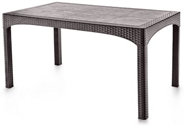 Omber Matbord utomhus 150 cm - Mörkbrun - Utemöbler & utemiljö - Utebord & trädgårdsbord - Matbord utomhus