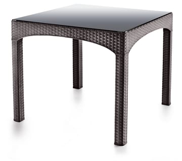 Omber Matbord utomhus 90 cm - Mörkbrun - Utemöbler & utemiljö - Utebord & trädgårdsbord - Matbord utomhus