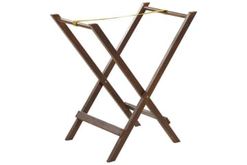 Paolo Hopfällbart Sidobord BrickUtebord och Avlastningsbord Utomhus 68 cm Trä - Mörkbrun - Utemöbler & utemiljö - Utebord & trädgårdsbord - Sidobord utomhus