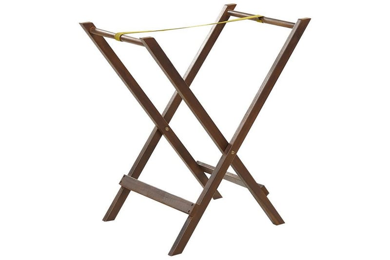 Paolo Hopfällbart Sidobord BrickUtebord och Avlastningsbord Utomhus 68 cm Trä - Mörkbrun - Utemöbler & utemiljö - Utebord & trädgårdsbord - Sidobord utomhus