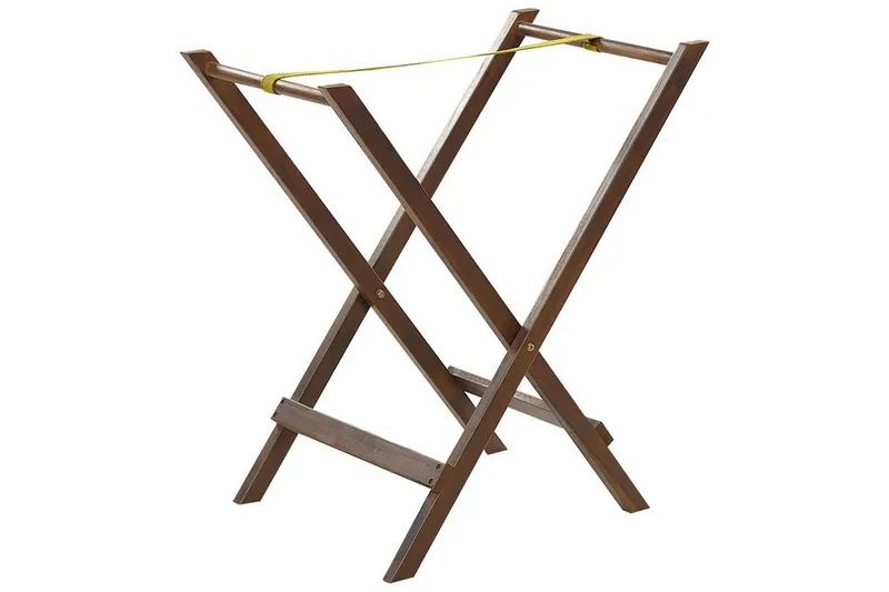 Paolo Hopfällbart Sidobord BrickUtebord och Avlastningsbord Utomhus 68 cm Trä - Mörkbrun - Utemöbler & utemiljö - Utebord & trädgårdsbord - Sidobord utomhus