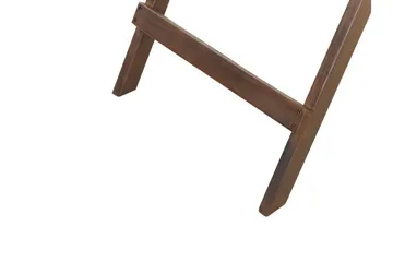 Paolo Hopfällbart Sidobord BrickUtebord och Avlastningsbord Utomhus 68 cm Trä - Mörkbrun - Utemöbler & utemiljö - Utebord & trädgårdsbord - Sidobord utomhus