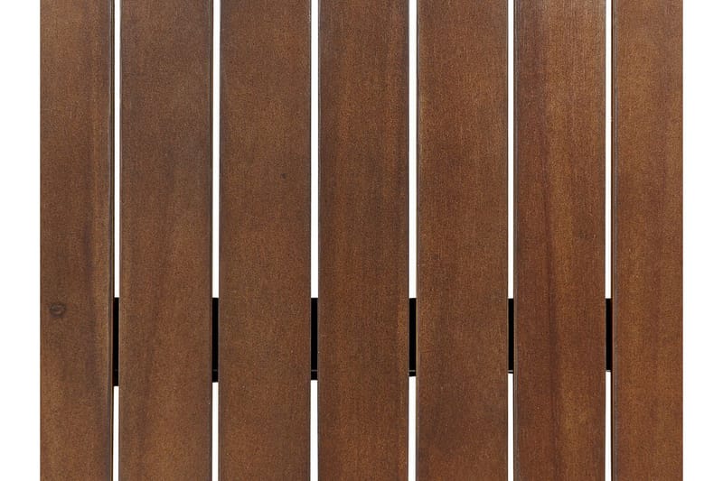 Paolo Hopfällbart Sidobord BrickUtebord och Avlastningsbord Utomhus 68 cm Trä - Mörkbrun - Utemöbler & utemiljö - Utebord & trädgårdsbord - Sidobord utomhus