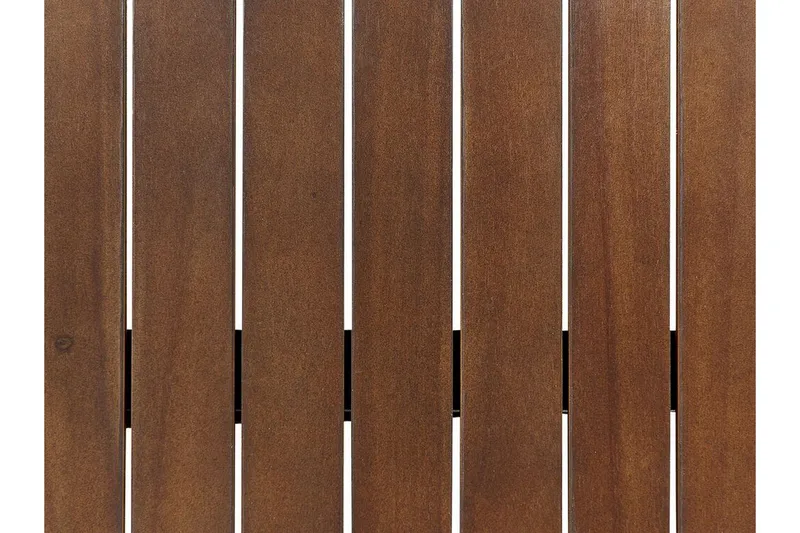 Paolo Hopfällbart Sidobord BrickUtebord och Avlastningsbord Utomhus 68 cm Trä - Mörkbrun - Utemöbler & utemiljö - Utebord & trädgårdsbord - Sidobord utomhus