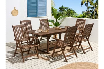 Paolo Matbord Utomhus 90x160 cm - Mörkbrun - Utemöbler & utemiljö - Utebord & trädgårdsbord - Matbord utomhus