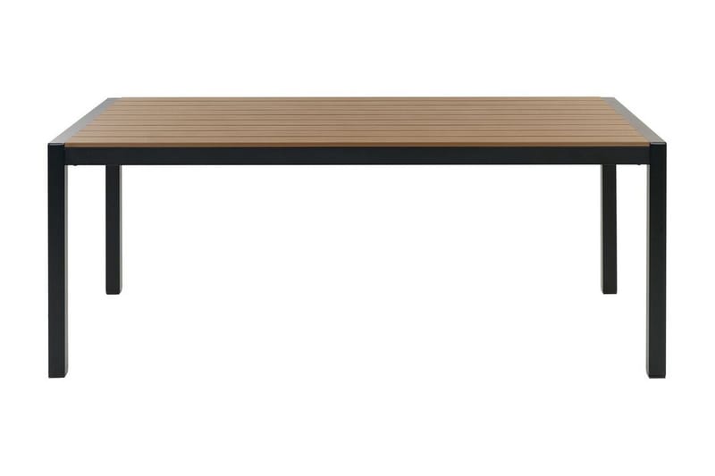 Pereta Matbord Utomhus 180x90 cm - Ljusbrun/Svart - Utemöbler & utemiljö - Utebord & trädgårdsbord - Matbord utomhus