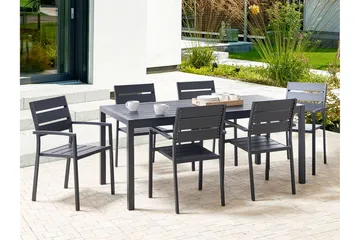 Pereta Matbord Utomhus 180x90 cm - Svart - Utemöbler & utemiljö - Utebord & trädgårdsbord - Matbord utomhus