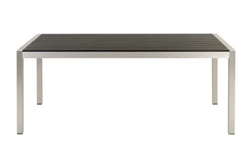 Pereta Matbord Utomhus 180x90 cm - Svart/Silver - Utemöbler & utemiljö - Utebord & trädgårdsbord - Matbord utomhus