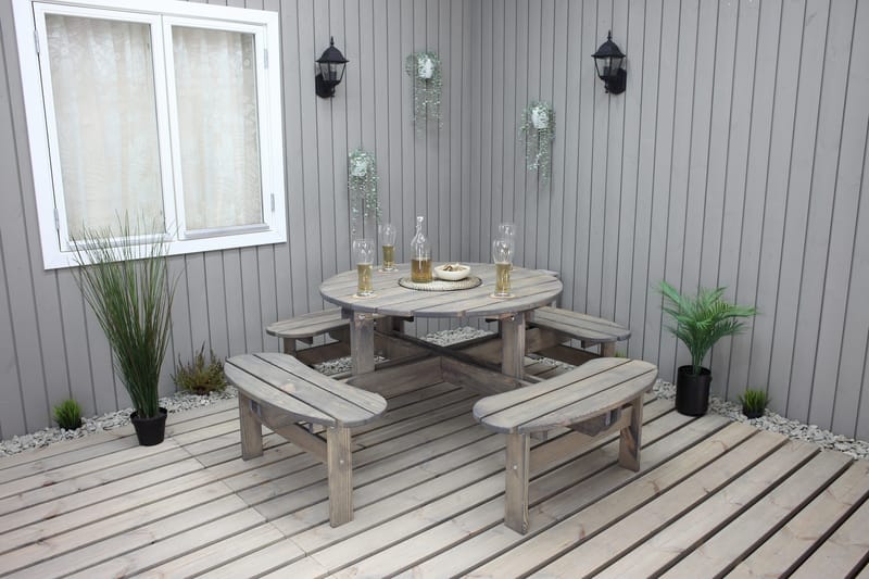 Frankfurt picknikbord - brun - Utemöbler & utemiljö - Utebord & trädgårdsbord - Picknickbord