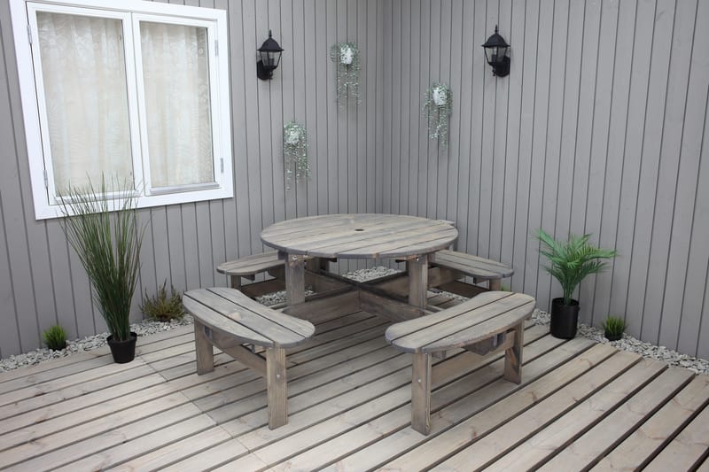 Frankfurt picknikbord - brun - Utemöbler & utemiljö - Utebord & trädgårdsbord - Picknickbord