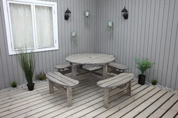 Frankfurt picknikbord - brun - Utemöbler & utemiljö - Utebord & trädgårdsbord - Picknickbord