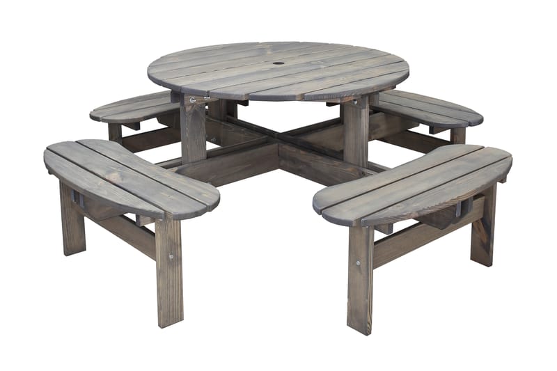 Frankfurt picknikbord - brun - Utemöbler & utemiljö - Utebord & trädgårdsbord - Picknickbord