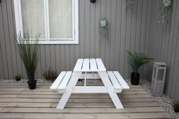 Nancie Mini Picknickbord - Vit - Utemöbler & utemiljö - Utebord & trädgårdsbord - Picknickbord