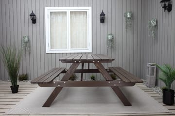 Nancie Picknickbord 150 cm - Brun - Utemöbler & utemiljö - Utebord & trädgårdsbord - Picknickbord