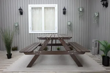 Nancie Picknickbord 150 cm - Brun - Utemöbler & utemiljö - Utebord & trädgårdsbord - Picknickbord