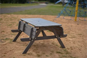 Nancie Picknickbord 158 cm - Grå - Utemöbler & utemiljö - Utebord & trädgårdsbord - Picknickbord