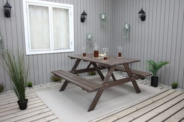Nancie Picknickbord 150 cm - Brun - Utemöbler & utemiljö - Utebord & trädgårdsbord - Picknickbord