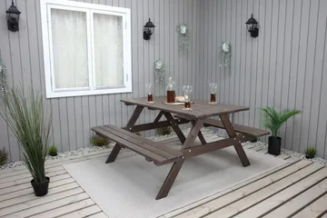 Nancie Picknickbord 150 cm - Brun - Utemöbler & utemiljö - Utebord & trädgårdsbord - Picknickbord