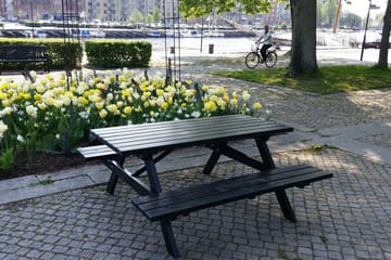 Picknickbord 170 cm Svart - Eden Wood - Utemöbler & utemiljö - Utebord & trädgårdsbord - Picknickbord