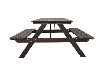 Picknickbord Nancie 150 cm - Brun - Utemöbler & utemiljö - Utebord & trädgårdsbord - Picknickbord