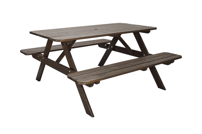 Picknickbord Nancie 150 cm - Brun - Utemöbler & utemiljö - Utebord & trädgårdsbord - Picknickbord