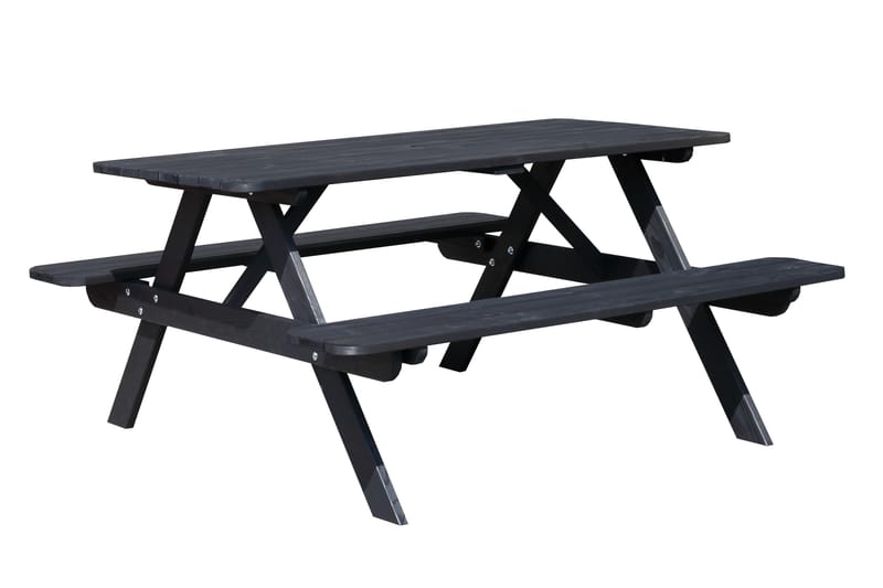 Picknickbord Nancie 158 cm - Kaffesvart - Utemöbler & utemiljö - Utebord & trädgårdsbord - Picknickbord