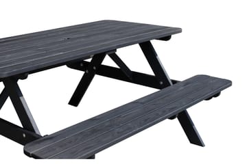 Picknickbord Nancie 158 cm - Kaffesvart - Utemöbler & utemiljö - Utebord & trädgårdsbord - Picknickbord