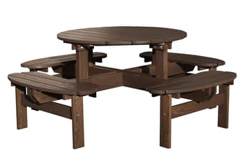 Picknickbord Rogolo 199 cm - Brun - Utemöbler & utemiljö - Utebord & trädgårdsbord - Picknickbord