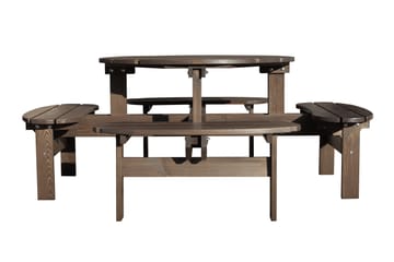 Picknickbord Rogolo 199 cm - Brun - Utemöbler & utemiljö - Utebord & trädgårdsbord - Picknickbord