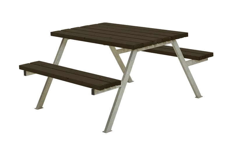PLUS Alpha Bord/Bänkset 118 cm - Svart - Utemöbler & utemiljö - Utebord & trädgårdsbord - Picknickbord