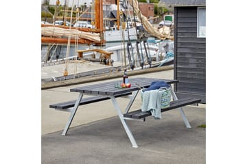 PLUS Alpha Bord/Bänkset 177 cm - Svart - Utemöbler & utemiljö - Utebord & trädgårdsbord - Picknickbord
