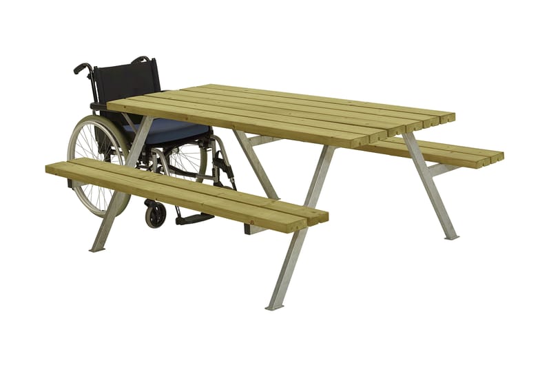PLUS Alpha Bord/Bänkset 177 cm Tryckimpregnerat - Utemöbler & utemiljö - Utebord & trädgårdsbord - Picknickbord