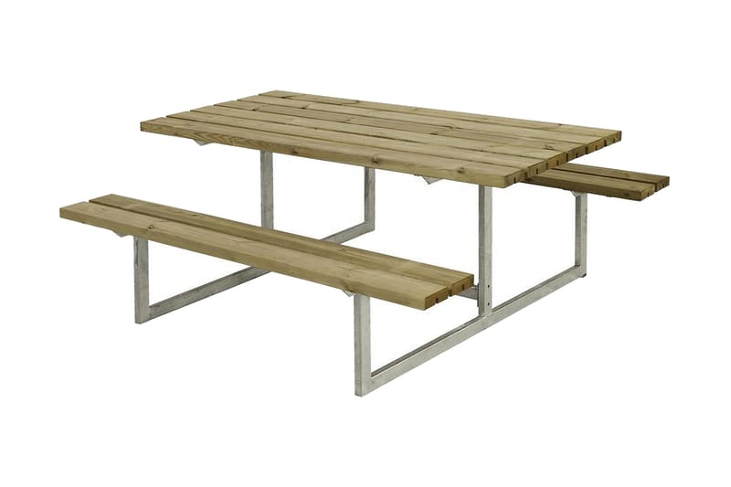 PLUS Basic bord- och bänkset 177 cm - Naturell - Utemöbler & utemiljö - Utebord & trädgårdsbord - Picknickbord