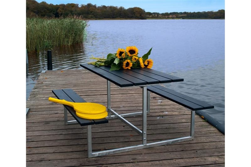 PLUS Basic bord- och bänkset för barn - Svart - Utemöbler & utemiljö - Utebord & trädgårdsbord - Picknickbord
