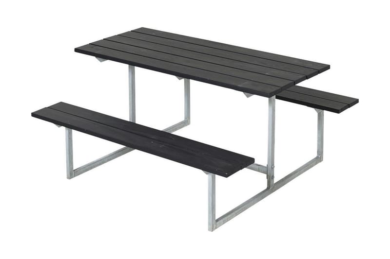 PLUS Basic bord- och bänkset för barn - Svart - Utemöbler & utemiljö - Utebord & trädgårdsbord - Picknickbord