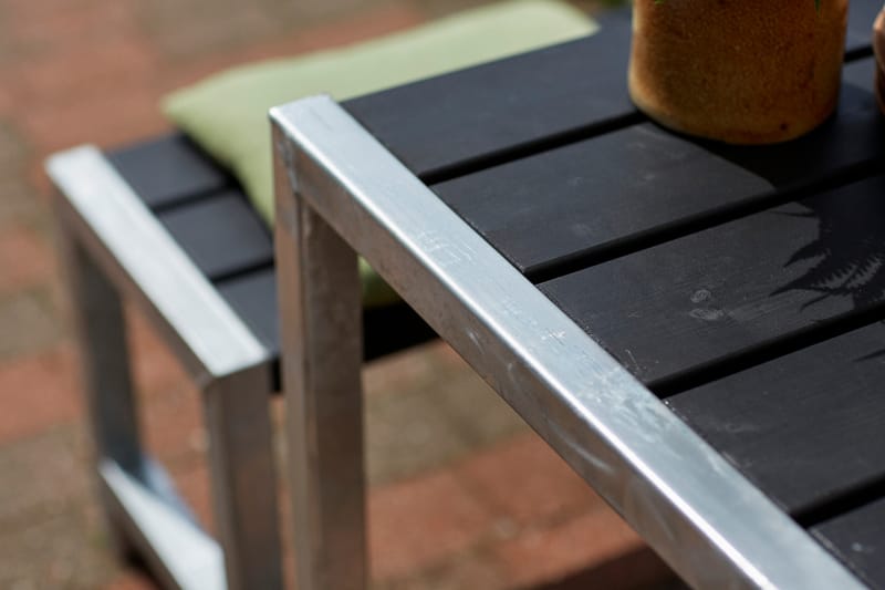 PLUS Caféset 127 cm - Svart - Utemöbler & utemiljö - Utebord & trädgårdsbord - Picknickbord
