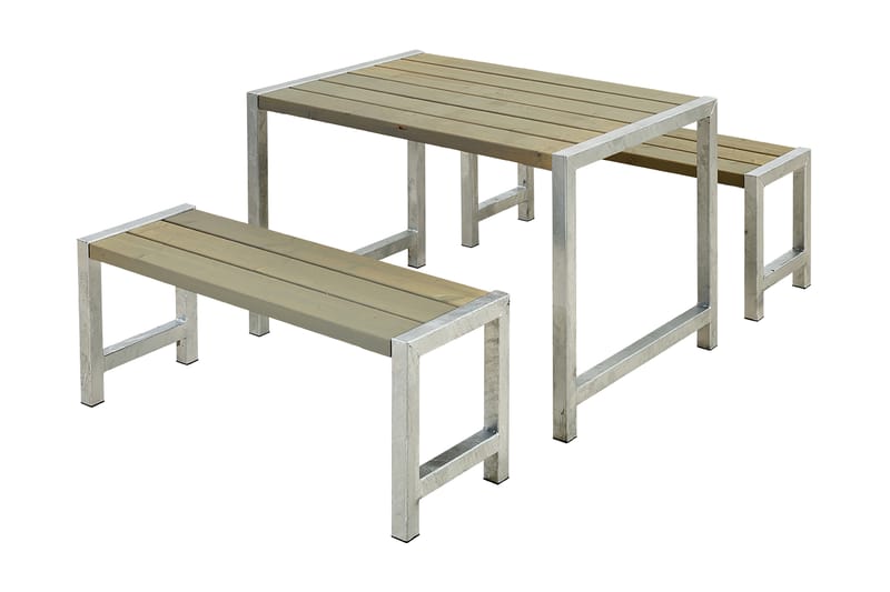 PLUS Caféset 127 cm - Taupe - Utemöbler & utemiljö - Utebord & trädgårdsbord - Picknickbord