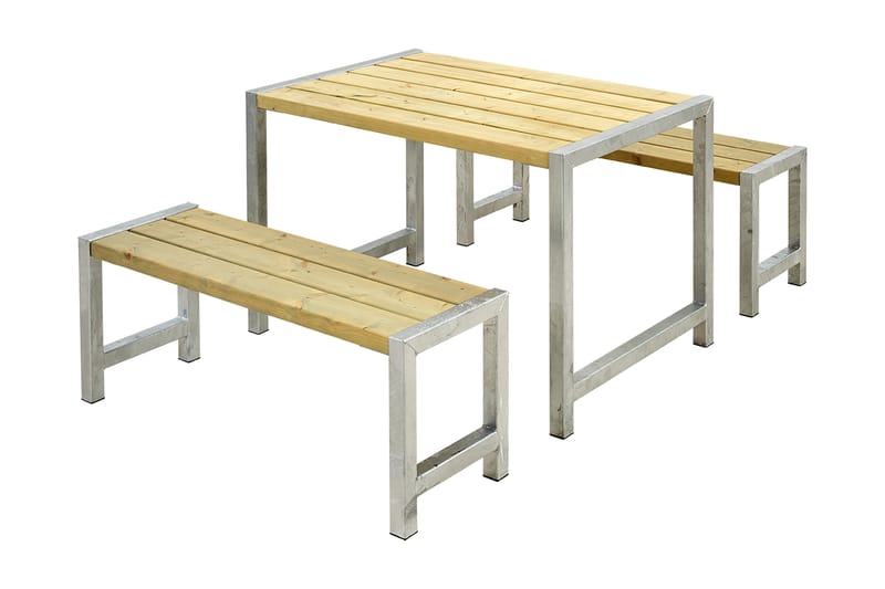 PLUS Caféset 127 cm Tryckimpregnerat - Picknickbord