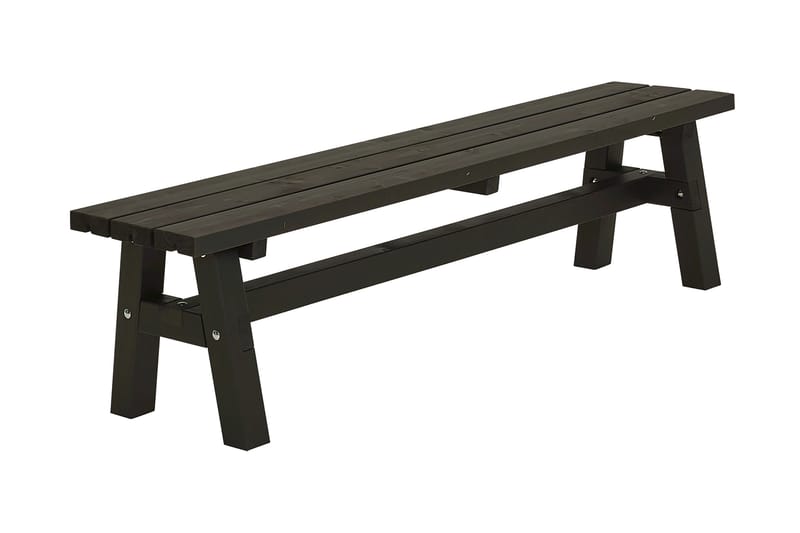 PLUS Country Plankbänk 177 cm - Svart - Utemöbler & utemiljö - Utebord & trädgårdsbord - Picknickbord