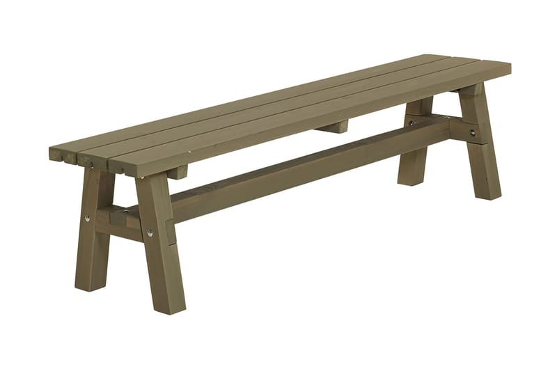 PLUS Country Plankbänk 177 cm - Grå|Brun - Picknickbord